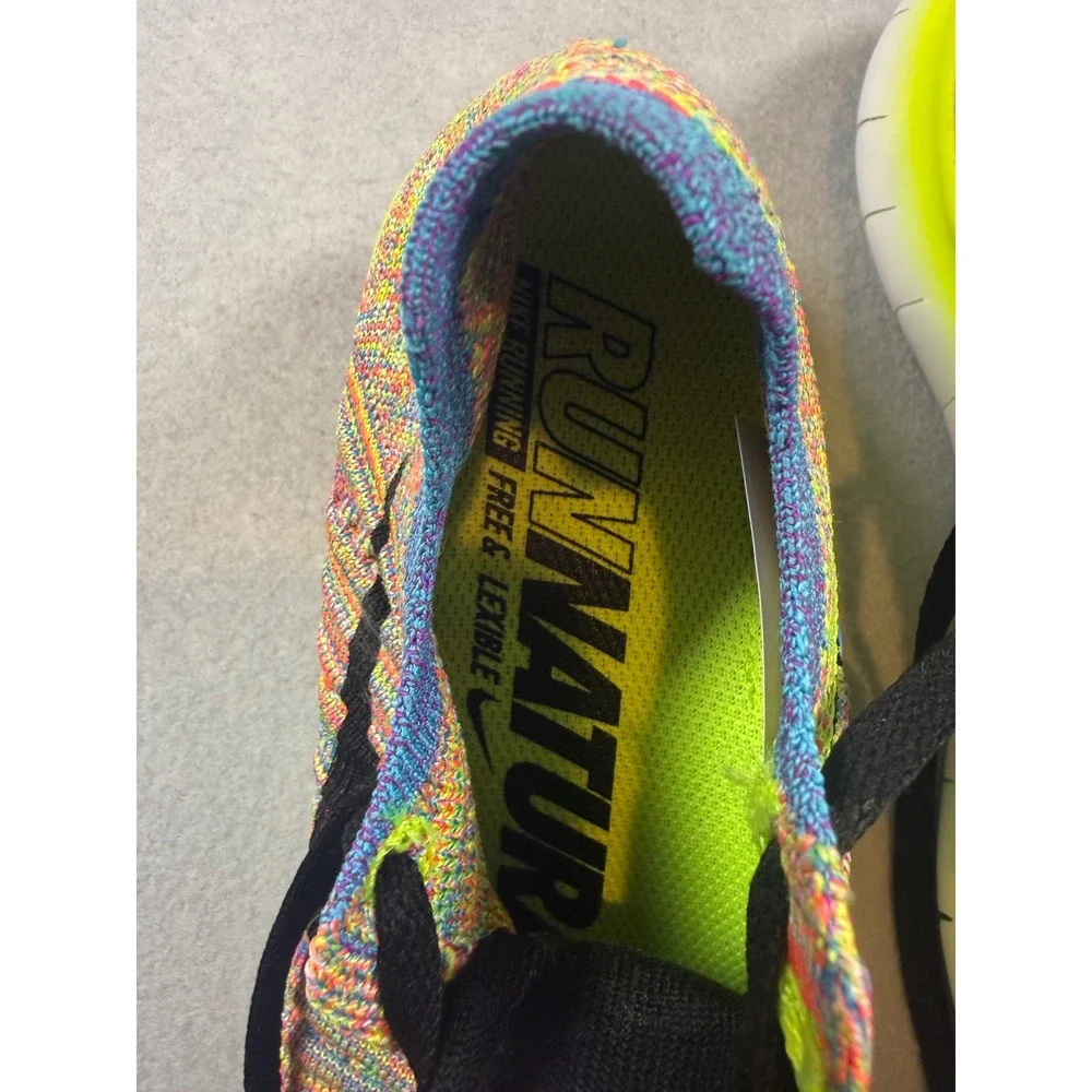 Nike Free RN Flyknit 2016 Women's  Multicolor Running Shoes 831070-102 Size 6